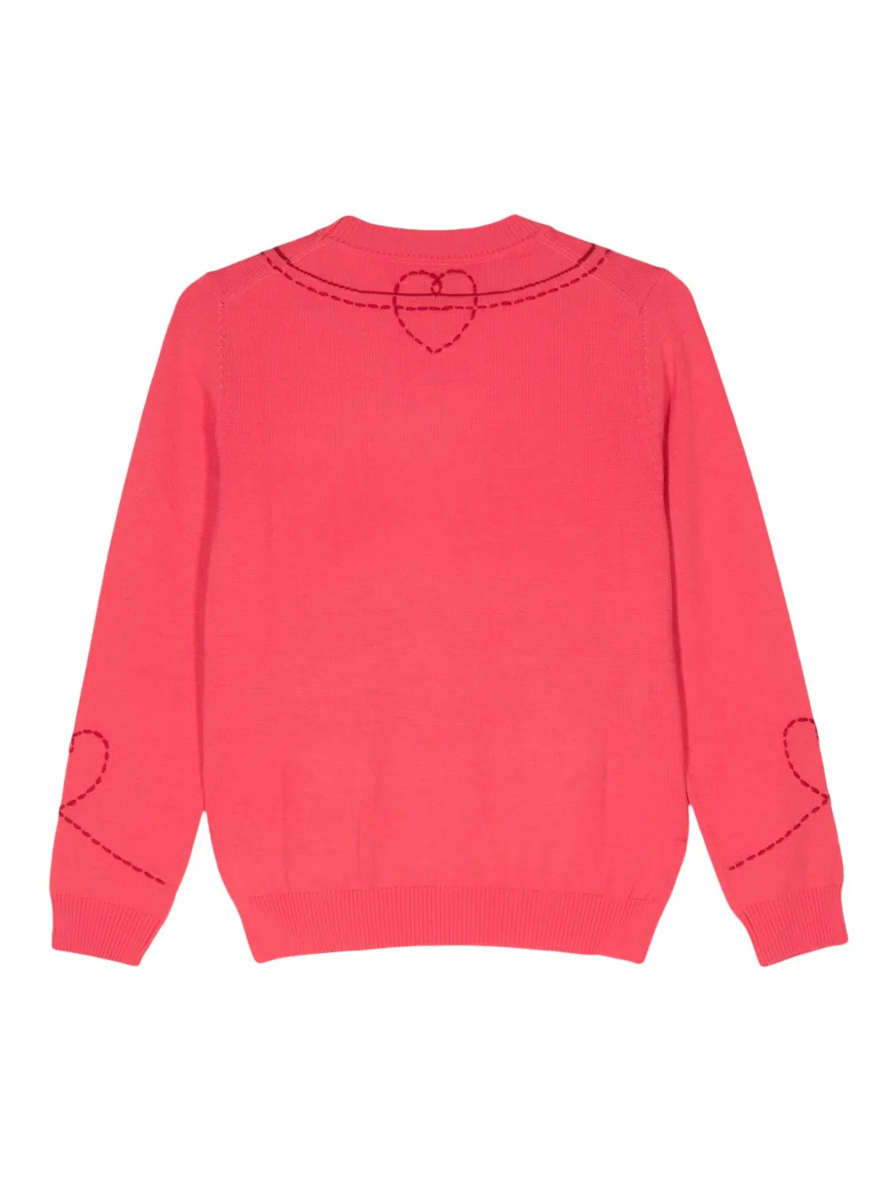 MOSCHINO JEANS Trui met decoratief stiksel - Roze