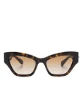 Swarovski cat-eye frame sunglasses - Brown