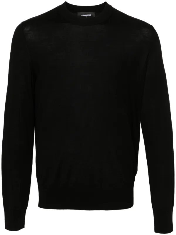 DSQUARED2 ロゴ セーター | ブラック | FARFETCH JP
