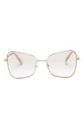 Swarovski geometric-frame sunglasses - Gold