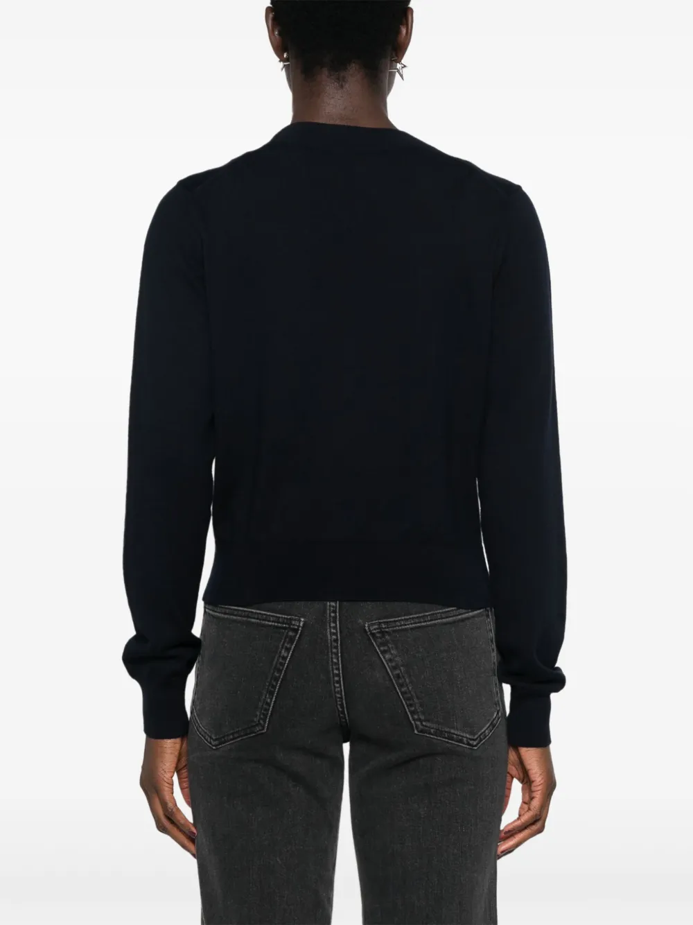 Affordable A.P.C. Berenice logo-embroidered cardigan Women