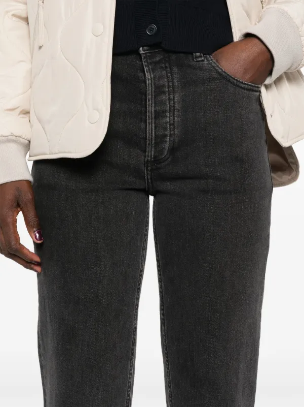 ★A.P.C.★ナオミ ジン A.P.C. Jean Naomi high-waist straight-leg Jeans | Black