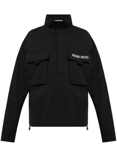 Moschino cotton turtle-neck sweatshirt
