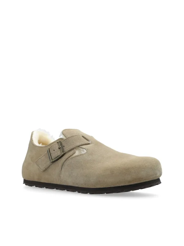 Birkenstock London Shearling Loafers | Neutrals | FARFETCH display picture 1