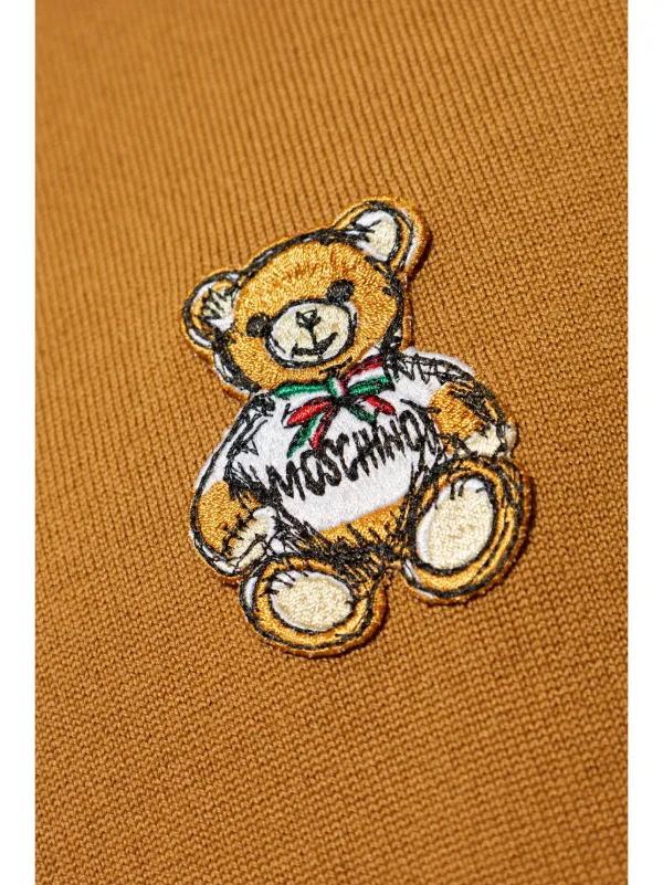 名作 Moschino テディベア セーター | ニュートラル | FARFETCH JP トップス