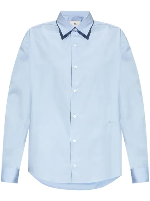 AMI Paris camisa con logo bordado