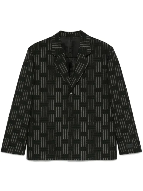 Kenzo patterned-jacquard blazer