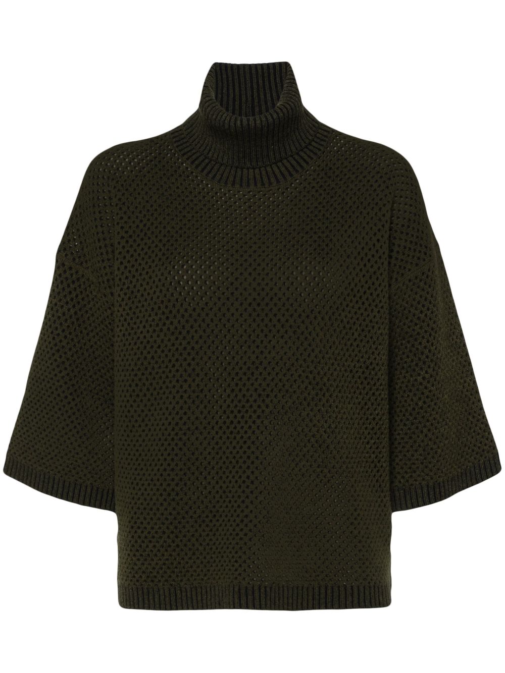 open-knit jumper