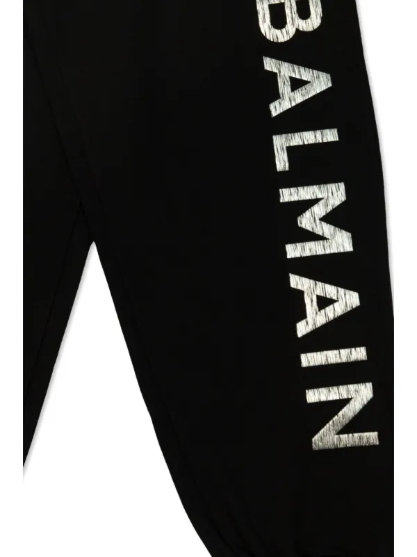 【BALMAIN】ストレッチコットンジャージー フーディー ロゴ BALMAIN】ストレッチコットンジャージー フーディー ロゴ