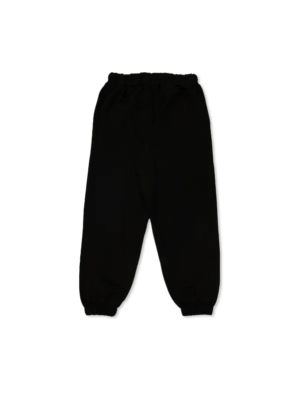 Balmain Kids logo-print Cotton Track Pants | Black | FARFETCH