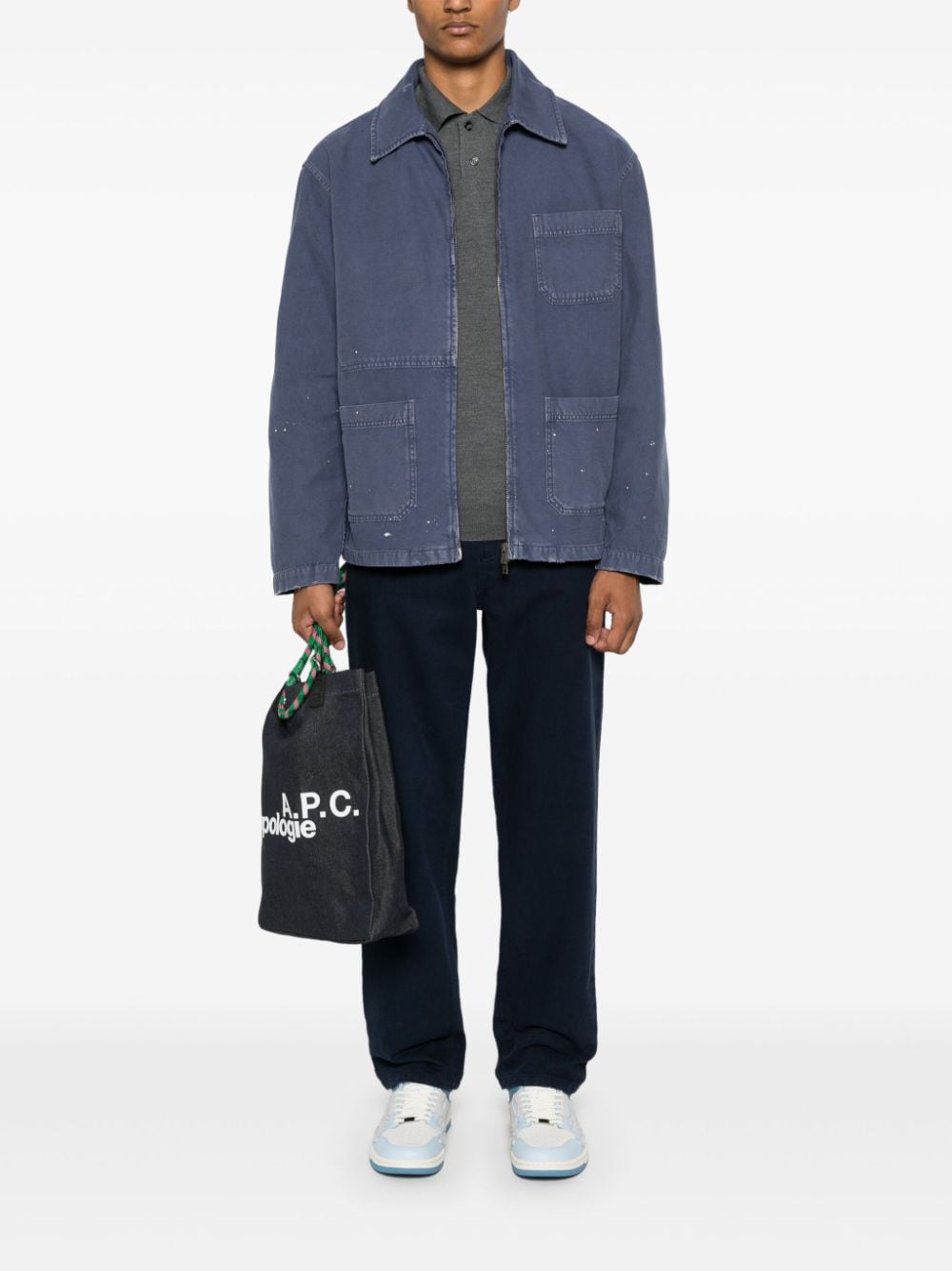 A.P.C. Jacob polo shirt - Grijs