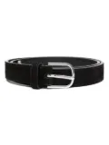 TOTEME suede buckle belt - Brown