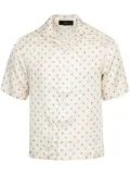 AMIRI monogram silk shirt - Neutrals
