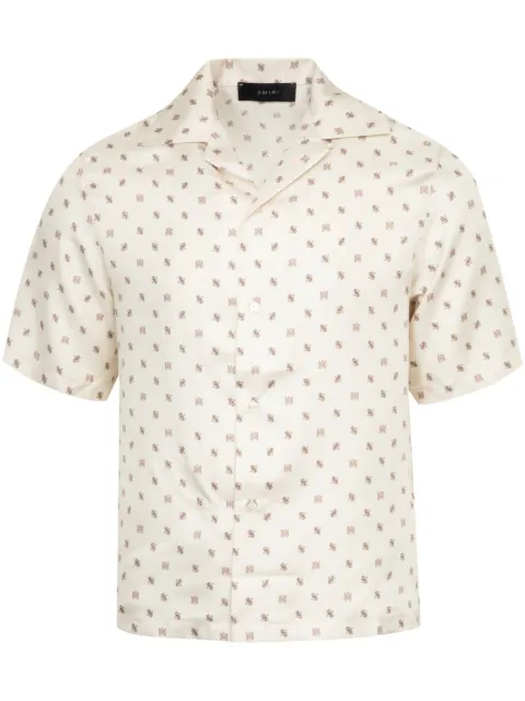 AMIRI monogram silk shirt