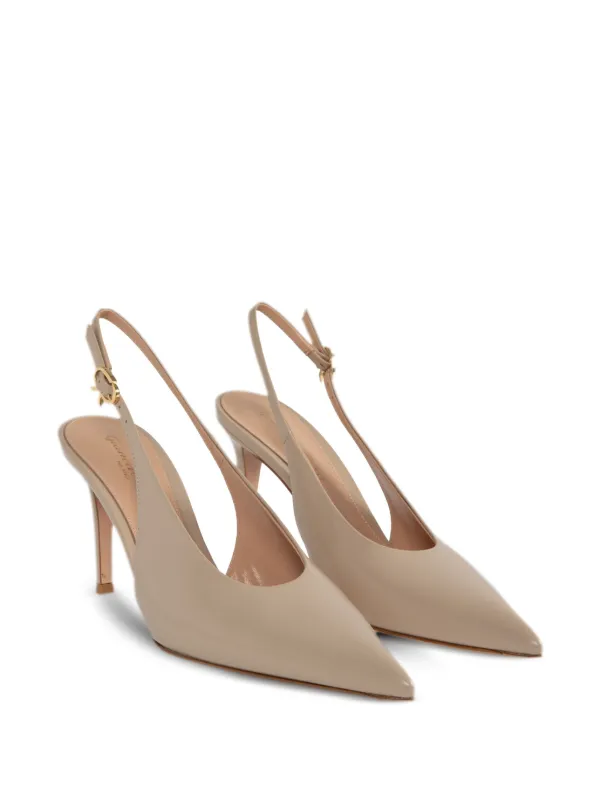 Gianvito Rossi パンプス Gianvito Rossi Tokio 85mm パンプス | ニュートラル | FARFETCH JP