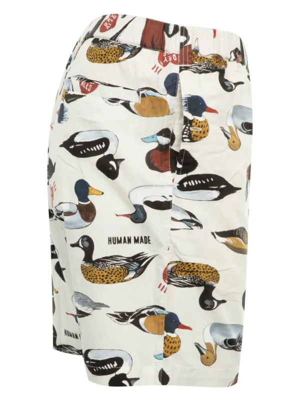 Human Made Duck-print Shorts | White | FARFETCH Human Made Duck-print Shorts | White | FARFETCH