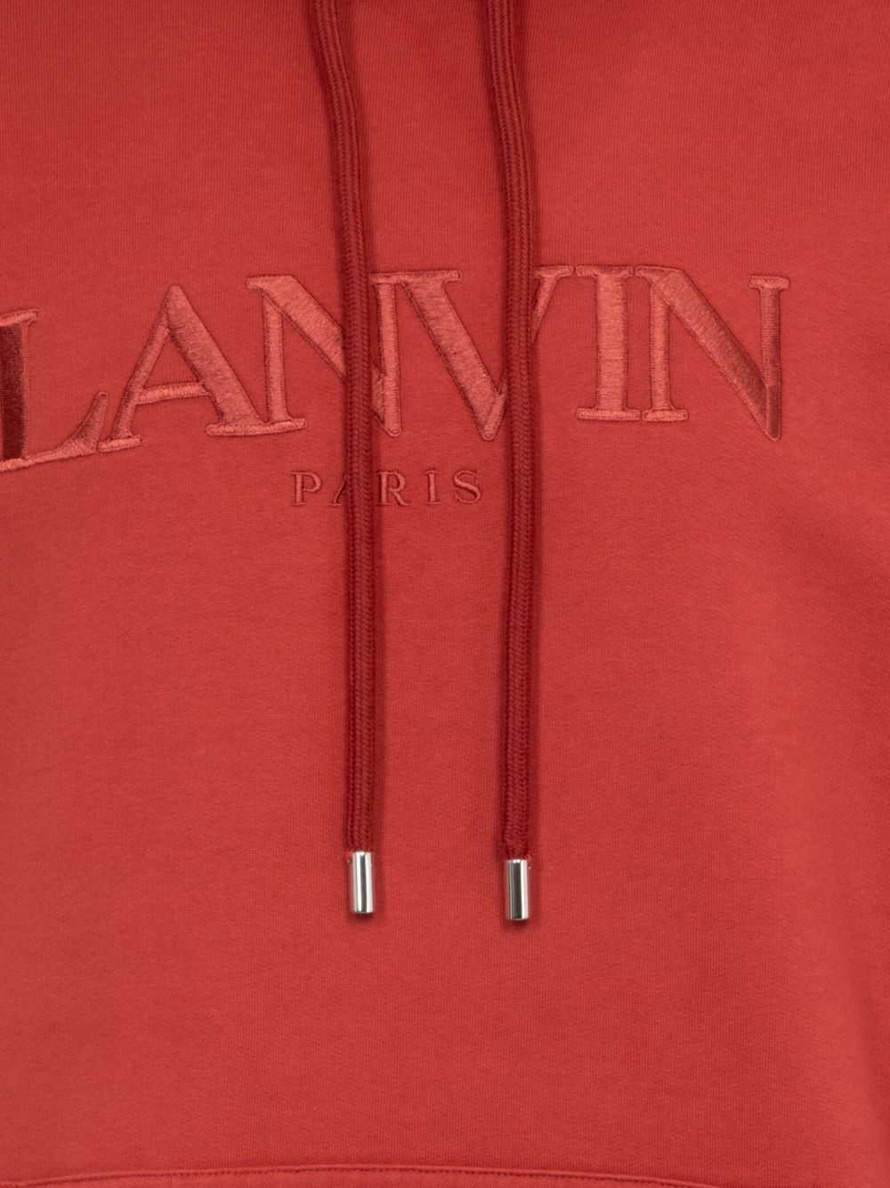 Lanvin embroidered hoodie Men