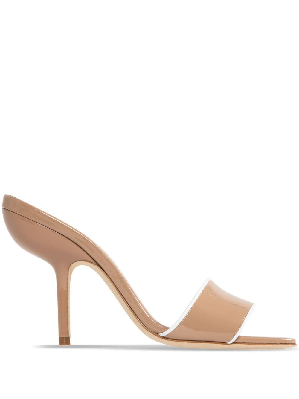 Manolo Blahnik 105mm Helamu mules - Nude