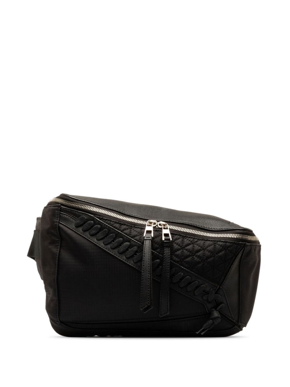 Pre-owned Loewe 2010-2023 Nylon Puzzle Belt Bag In Black