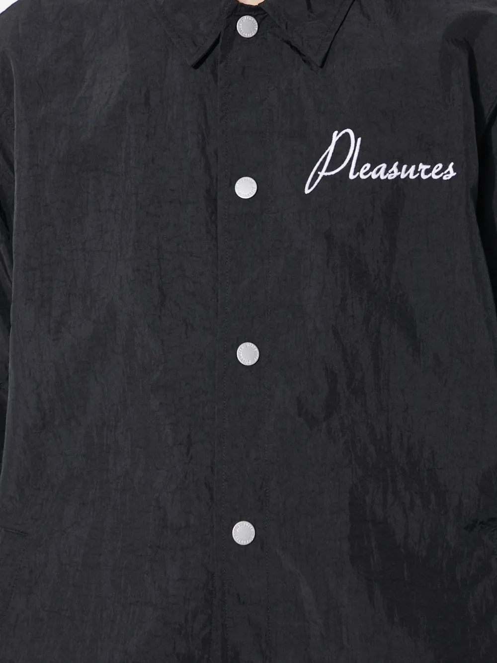 Pleasures Gypsy shirtjack met knopen Zwart