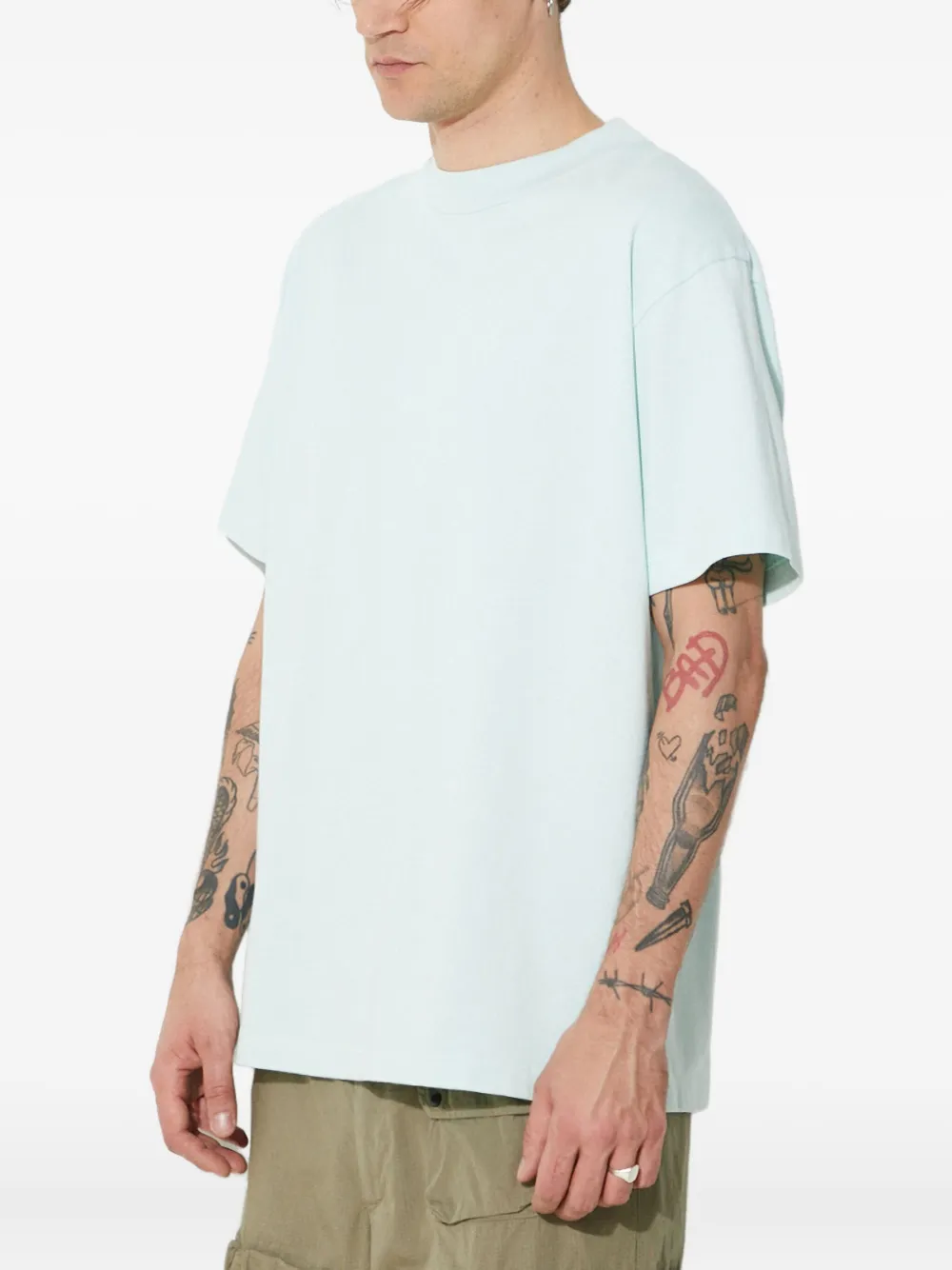 424 short-sleeve cotton T-shirt - Blauw