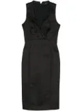 Gucci Pre-Owned 2000s V-neck midi dress - Black