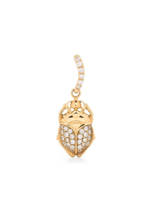 Aurelie Bidermann 18kt yellow gold Beetle pendant