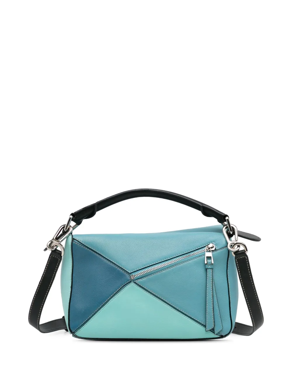 Loewe Pre-Owned 2019 medium driekleurige Puzzle Bag boekentas - Blauw