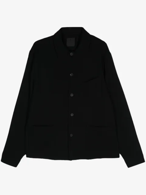 Givenchy classic-collar wool shirt 