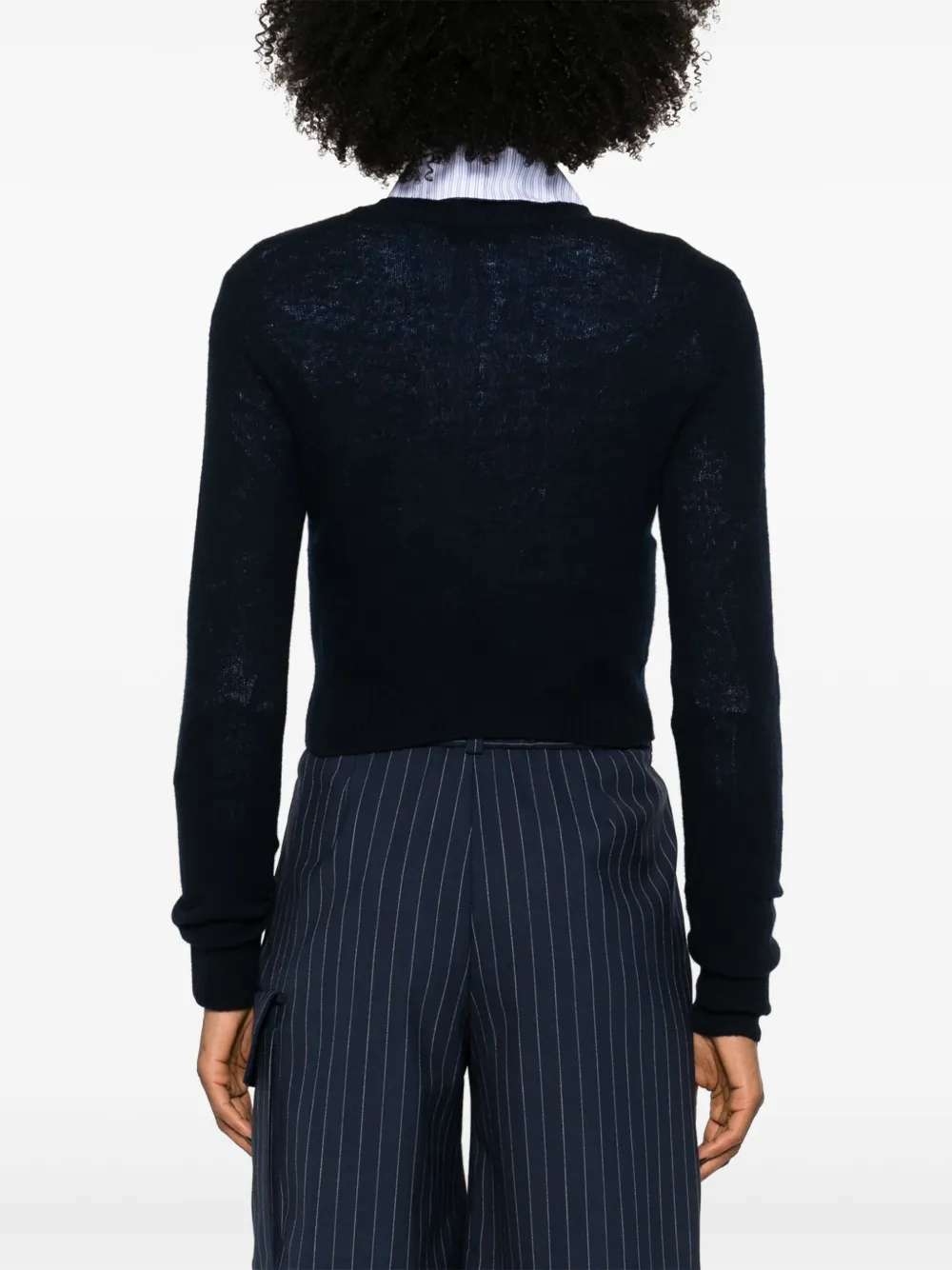 Miu Cropped trui Blauw