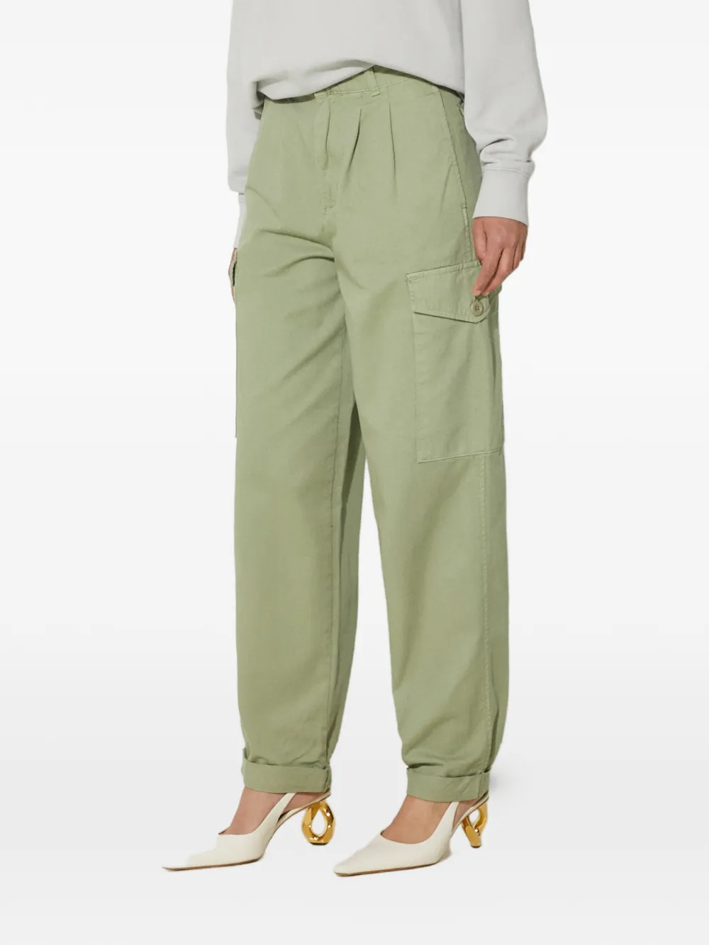  Carhartt Wip Pleated Cargo Trousers - Green 