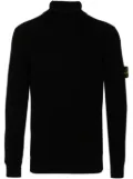 Stone Island Compass-badge wool jumper - Black