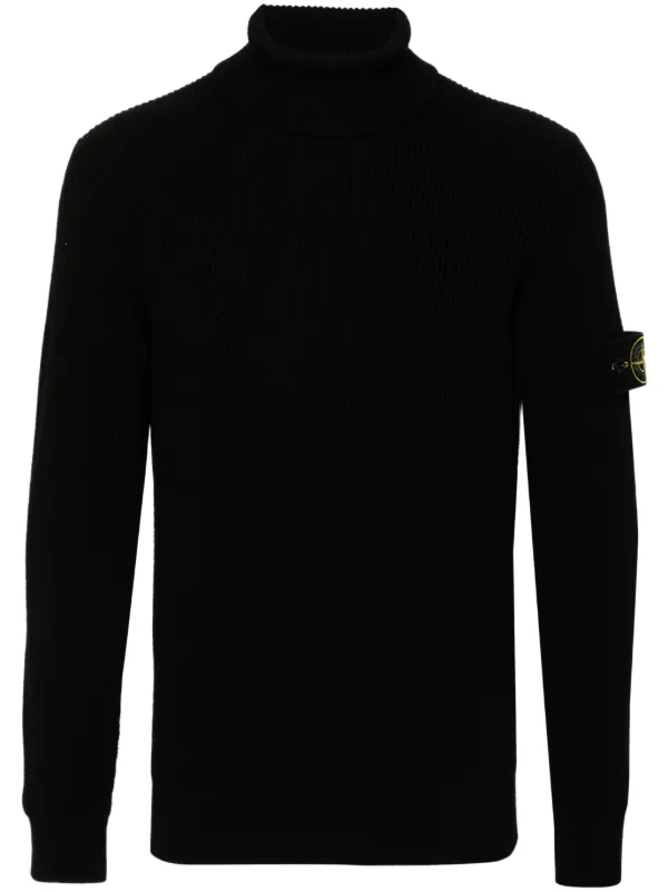 Stone Island コンパスバッジ セーター | ブラック | FARFETCH JP