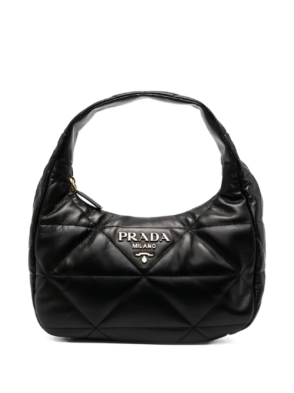 Prada Spectrum Quilted Leather Tote Bag In Black