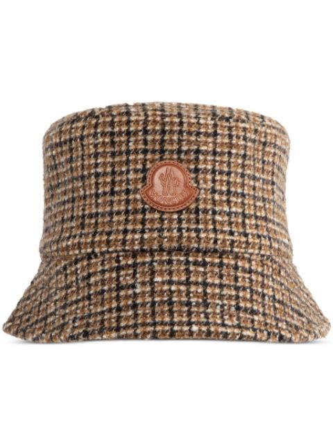 Moncler gorro de pescador de tweed