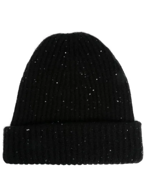Fabiana Filippi Gerippte Beanie