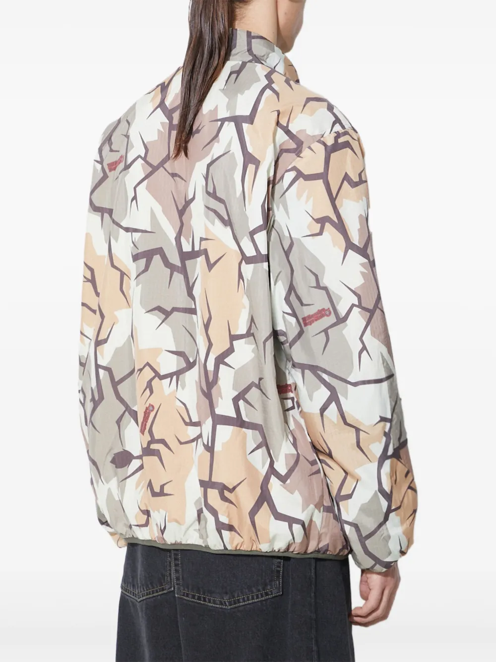 Billionaire Boys Club colour-block fleece jacket Beige