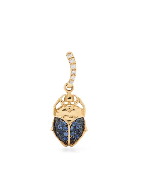 Aurelie Bidermann 18kt Yellow Gold Beetle Sapphire pendant 