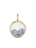 Aurelie Bidermann 18kt Mini Chivor sapphire pendant - Gold