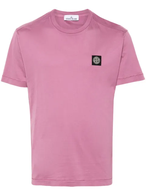 Stone Island Compass-patch cotton T-shirt