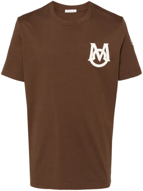 Moncler logo-patch cotton T-shirt
