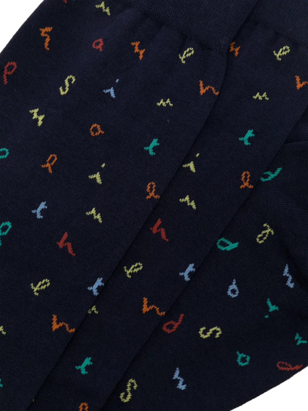 Paul Smith Intarsia sokken - Blauw