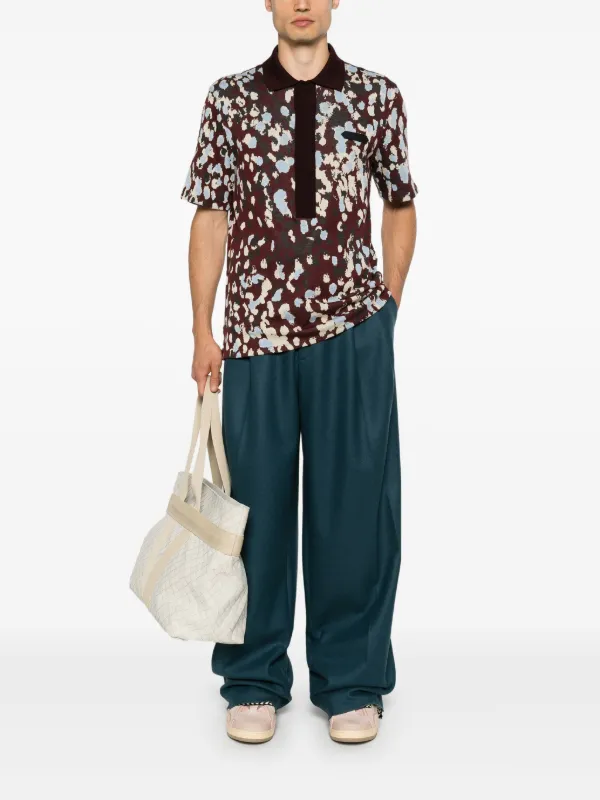 Lanvin パターンジャカード ポロシャツ | レッド | FARFETCH JP Lanvin パターンジャカード ポロシャツ | レッド | FARFETCH JP