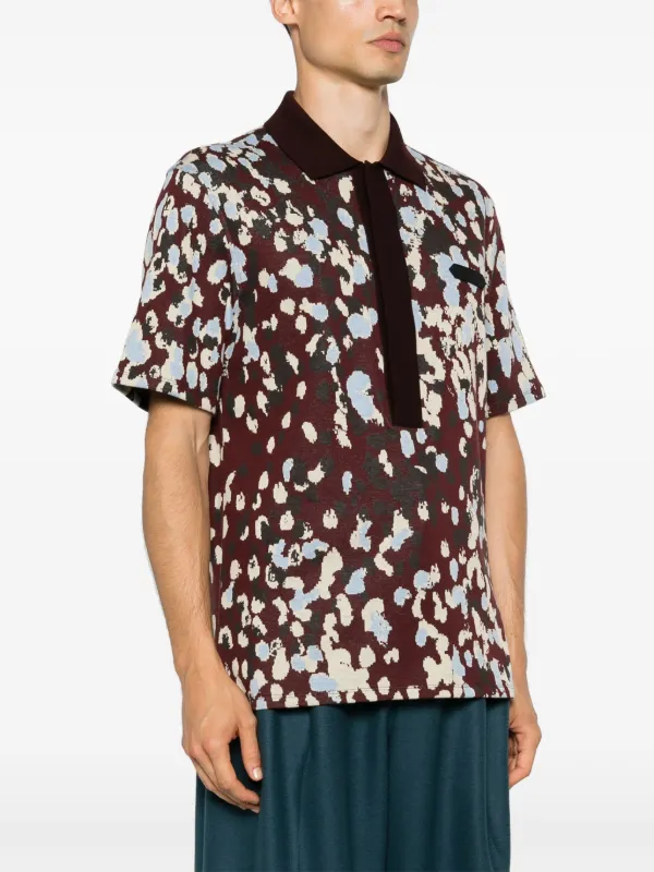 Lanvin パターンジャカード ポロシャツ | レッド | FARFETCH JP Lanvin パターンジャカード ポロシャツ | レッド | FARFETCH JP