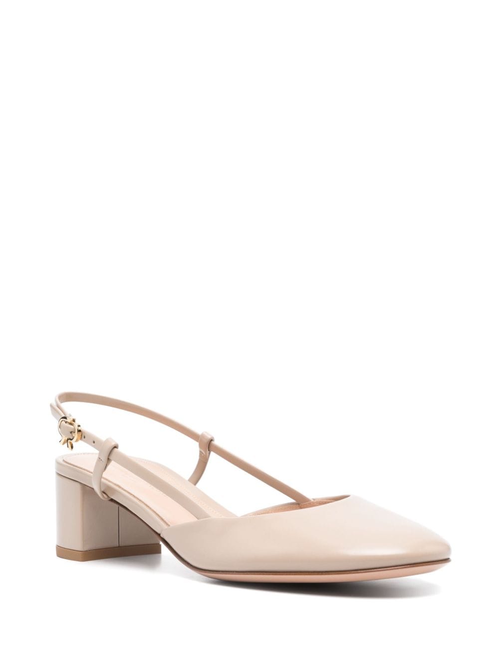 Gianvito Rossi slingback leather pumps - Beige
