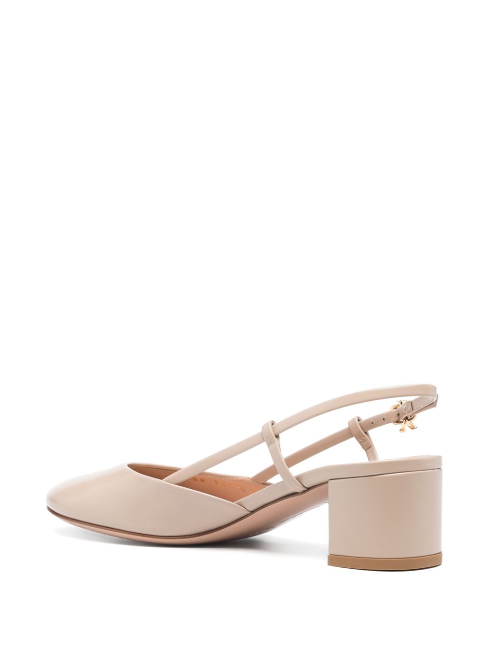 Gianvito Rossi slingback leather pumps Neutrals