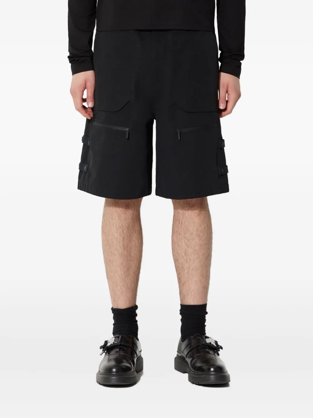 A.A. Spectrum Stormers buckle-fastening shorts | Black | Image 1