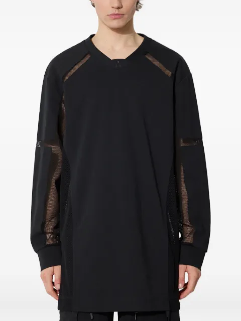 A.A. Spectrum mesh-panel long-sleeve T-shirt