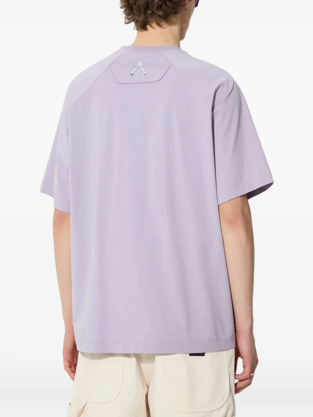  A.a. Spectrum Raglan-sleeve Metallic-logo T-shirt - Purple 