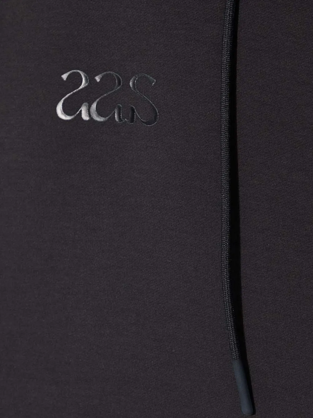 A.A. Spectrum Hoodie met halve mouwen Zwart